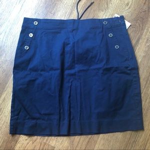 NWT Nautica Navy Blue skirt size 14
